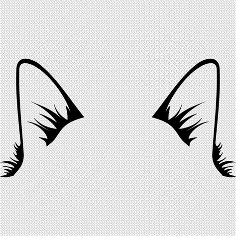 Cat Ears SVG Digital File Cute Cat Ears for Cricut - Etsy