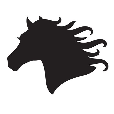 Horse Head Silhouette Free at GetDrawings | Free download