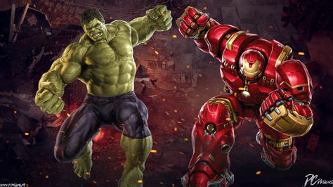 Hulk Vs Iron Man Wallpapers - Top Free Hulk Vs Iron Man Backgrounds ...