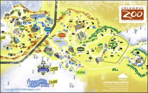 Columbus Zoo Map [Columbus Zoo and Aquarium Map]