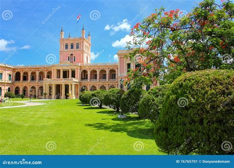 Presidential Palace in Asuncion, Paraguay Stock Image - Image of ...