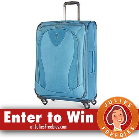 Win a Spinner Suitcase - Julie's Freebies