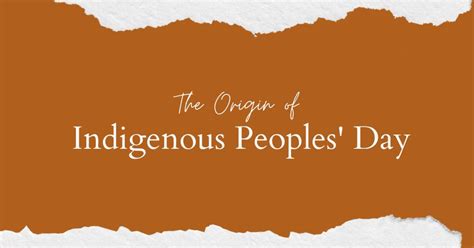 The Origin of Indigenous Peoples’ Day – Housing & Residential Education