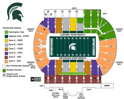 Spartan Stadium Michigan Seating Chart - Seating plans of Sport arenas ...