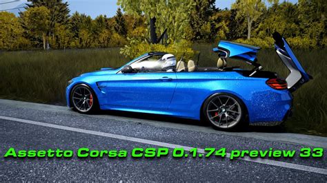 Assetto Corsa, Custom Shaders Patch 0.1.74 preview 33, SOL 2.1 alpha 24 ...