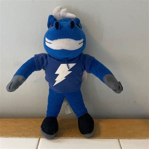 Toys | Mtsu Blue Horse Plush Mascot 1 Stuffed Animal Blue | Poshmark