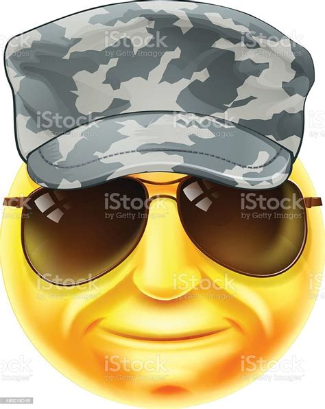 Soldier Emoji Emoticon Stock Illustration - Download Image Now - Armed ...