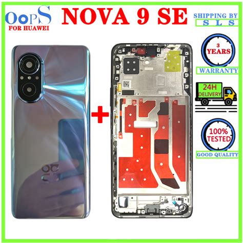 For HUAWEI Nova 9 SE 9SE LCD Front Middle Frame Plate Bezel Back ...