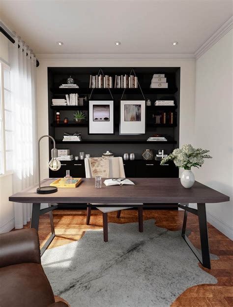 20+ Inspiring Contemporary Home Office Furniture Ideas - SWEETYHOMEE