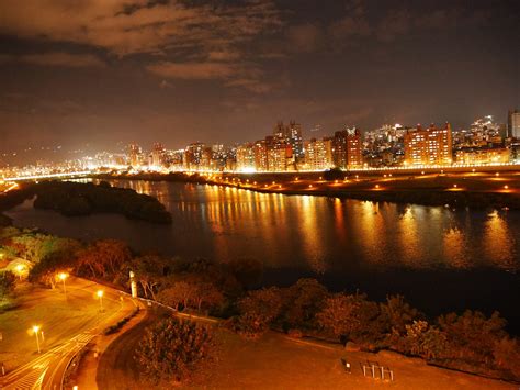 Night view,river banks,燈,free pictures, free photos - free image from ...