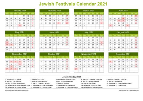 Jewish Calendar 2022 Printable - Printable Calendar 2023