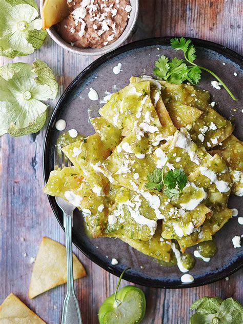 Arriba 54+ imagen receta de chilaquiles verdes en ingles - Abzlocal.mx