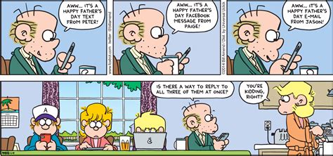 "Reply All" | Father's Day - Technology | FoxTrot Comics by Bill Amend