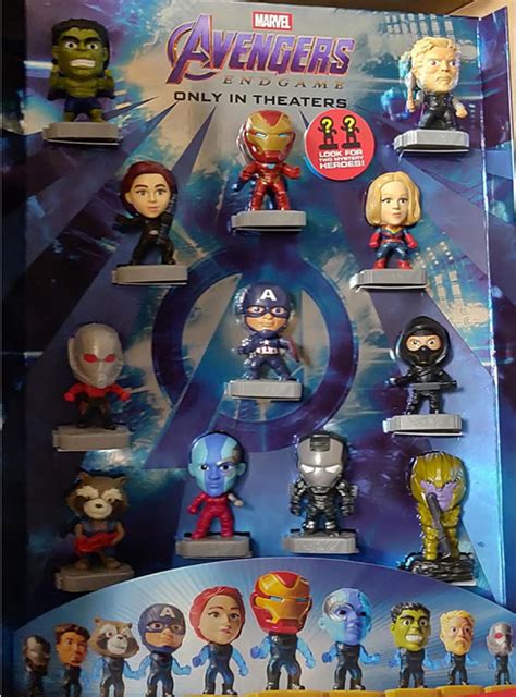 Marvel Happy Meal Toys - Styles Suggest