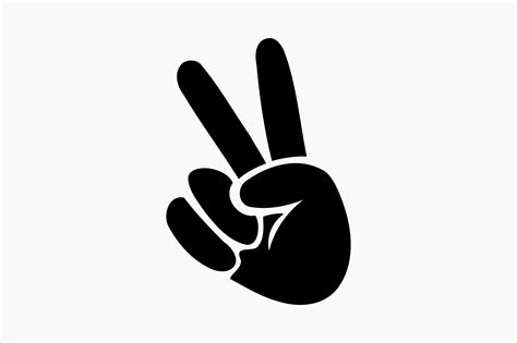 Peace Sign Hand Symbol Graphic by BerriDesign · Creative Fabrica