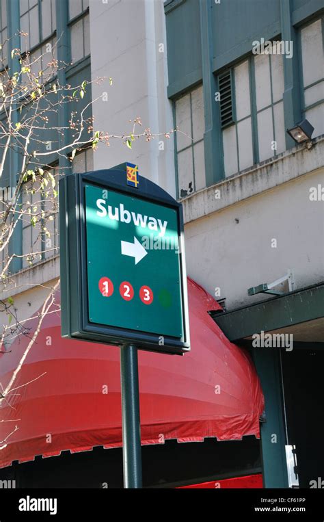 New York City, USA - subway sign Stock Photo - Alamy