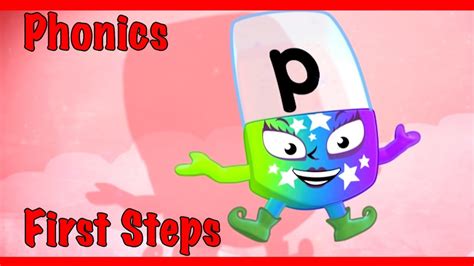 Meet The Alphablocks - "P" Pops By (Red Learning Level Step 1) - YouTube