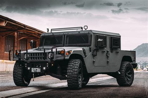 Armored Hummer H1 for Civilians like Humvee HMMWV — Plan B Trucks