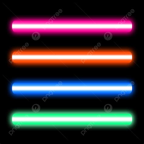 Laser Beams PNG Picture, Laser Beam 4 Colors, Effect, Outer Glow ...