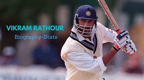 Vikram Rathour - Former Indian Right Handed Opening Batsman - YouTube