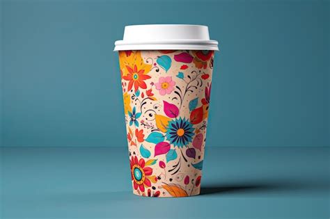 Premium AI Image | Design Take Away Paper Coffee Cup Mockup