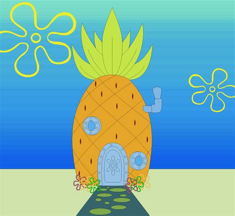 SpongeBob's house (exterior) by Eddynator98 on DeviantArt