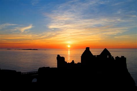 Sunset Dunluce Castle Free Photo Download | FreeImages