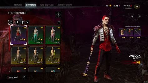 Dead by Daylight ----- The Trickster ALL COSTUMES - YouTube