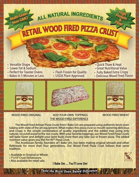 WOOD FIRED PIZZA CRUST - I Bake Um