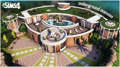 Sims 4 HALF CIRCLE Mansion [No CC] - Sims 4 Speed Build | Kate Emerald ...