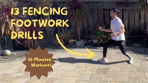 13 Fencing Footwork Drills You MUST Know (Quick 15 mins routine) - YouTube