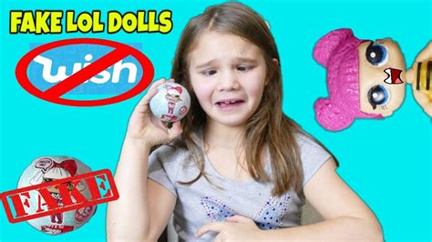 Fake LOL Dolls on Wish.Com! #collectlql?? Unboxing fake LOL Dolls - YouTube