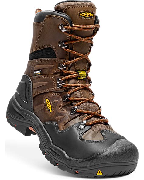 Keen Men's Coburg 8" Waterproof Boots - Steel Toe | Boot Barn