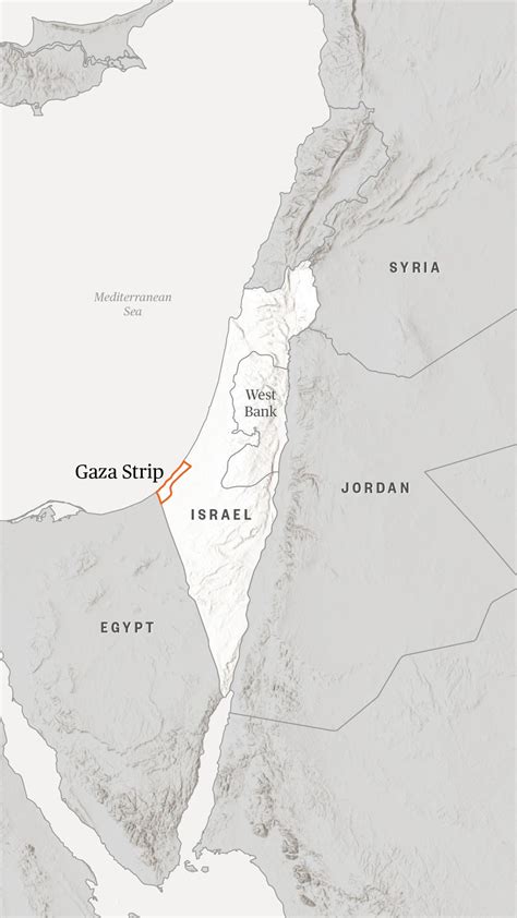 Gaza Strip map: How density matters in the Israel-Hamas conflict