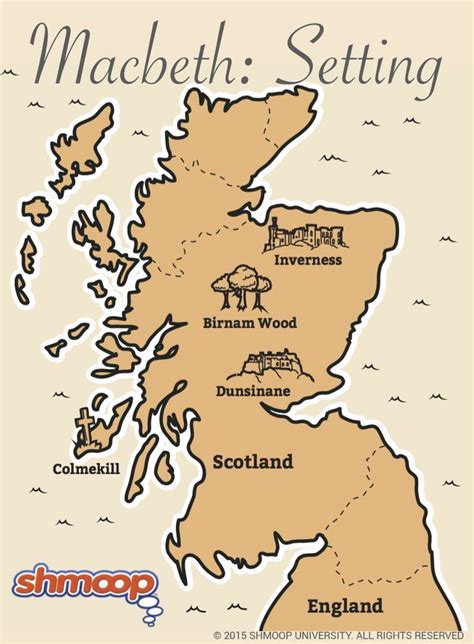 Map of Scotland - Macbeth Ideas, activities and resources for teaching ...