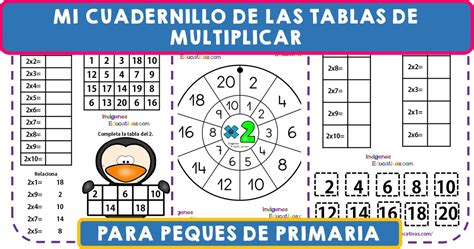 Cuadernillo Tablas De Multiplicar Imagenes Educativas Images And | The ...