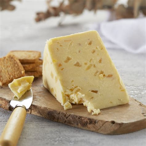 Yorkshire Wensleydale & Stem Ginger Cheese (200g) | Freshly Cut Wedge ...