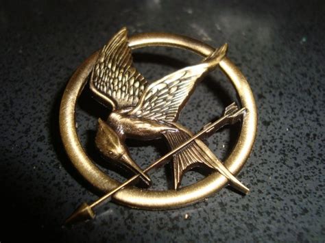 Items similar to Hunger Games Inspired Katniss Everdeen Mockingjay Pin ...