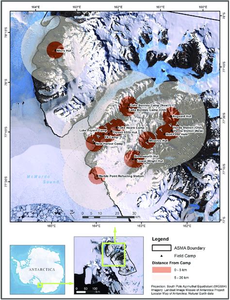 Map of the McMurdo Dry Valleys and associated Antarctic Specialty ...