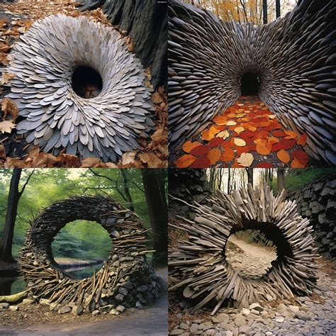 Andy Goldsworthy AI Art Style - Elemental Integration - Andy ...