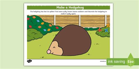 Design a Hedgehog Activities | Teaching Resources - Twinkl