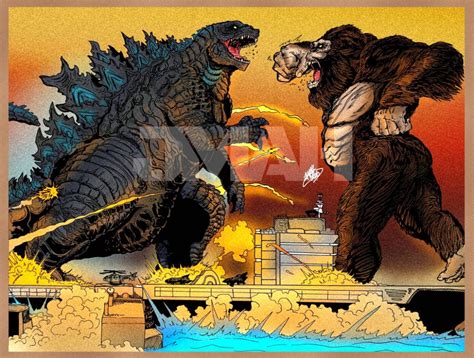 How To Draw Godzilla Vs Kong - Howto Draw