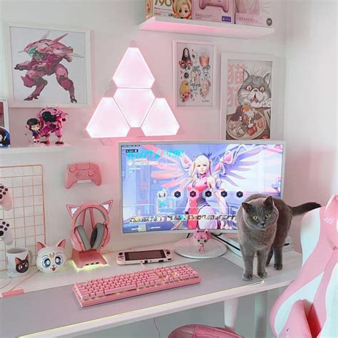 33 Pink Gaming Setup Ideas to Keep any Gamer Girl Happy | Displate Blog