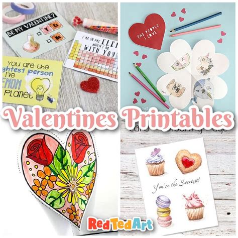 Kids' Valentine's Glasses Craft - Red Ted Art - Kids Crafts