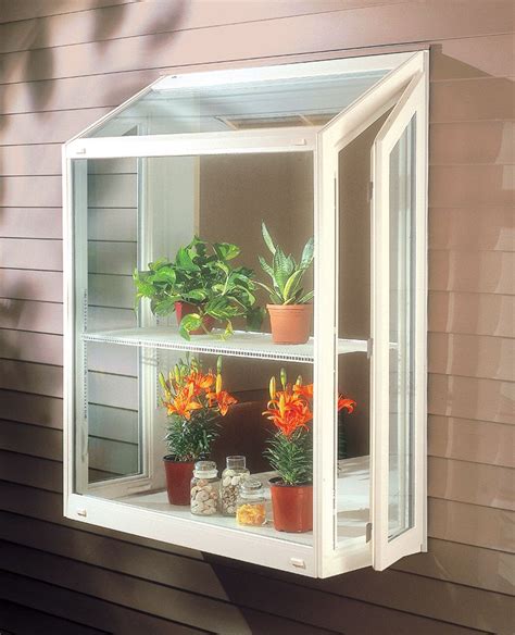 Garden windows provide shelf space for you to grow your flowers and ...