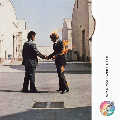 Pink Floyd Poster: Wish You Were Here Album Canvas Wall Art Print | HMV ...