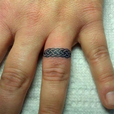 Celtic Ring tattoo | Wedding band tattoo, Ring finger tattoos, Tattoo ...