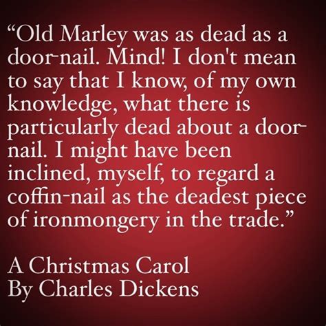 My Favorite Quotes from A Christmas Carol #1 - Old Marley was Dead ...