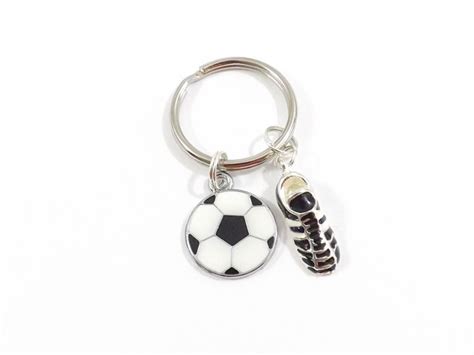 Soccer Keychain Soccer Ball Keychain Soccer Cleat Keychain | Etsy