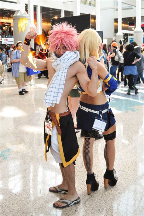 natsu and lucy cosplay anime expo 2013 by ariezee on DeviantArt